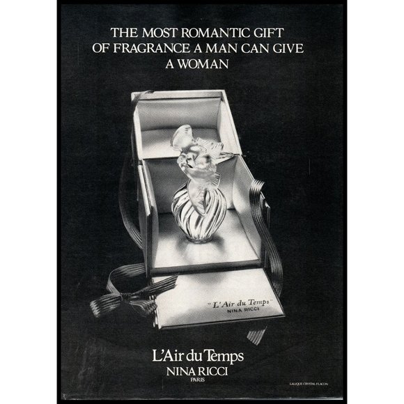 1978 Nina Ricci L'Air du Temp Perfume Parfum Vintage Print Ad Jewelry Box Photo - Picture 1 of 1